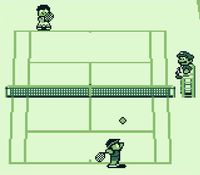 une photo d'Ã©cran de Tennis sur Nintendo Game Boy